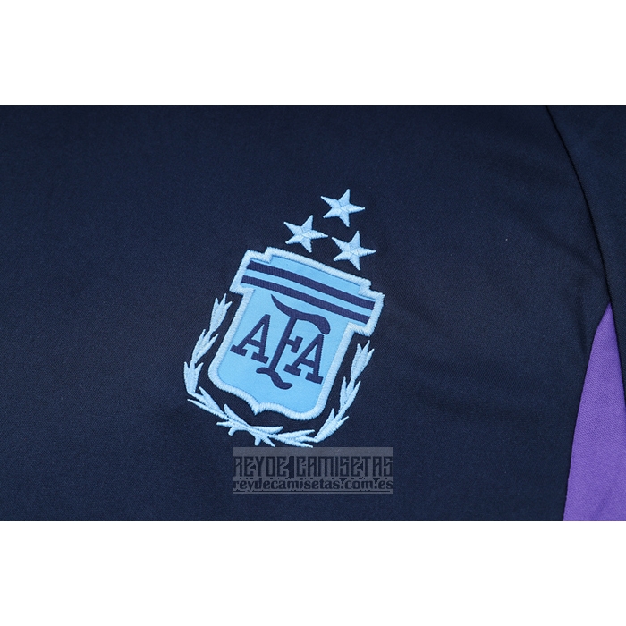Chandal del Argentina Manga Corta 2023-2024 Azul - Pantalon Corto